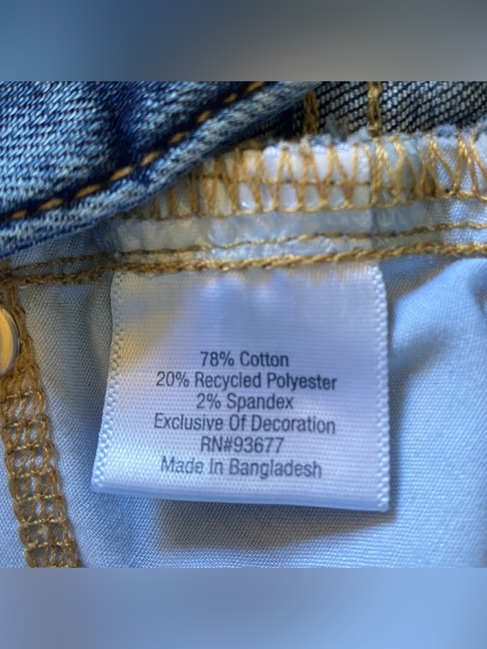 St. John's Bay Jeans Embroidered Straight-Leg 12 - Picture 7 of 9